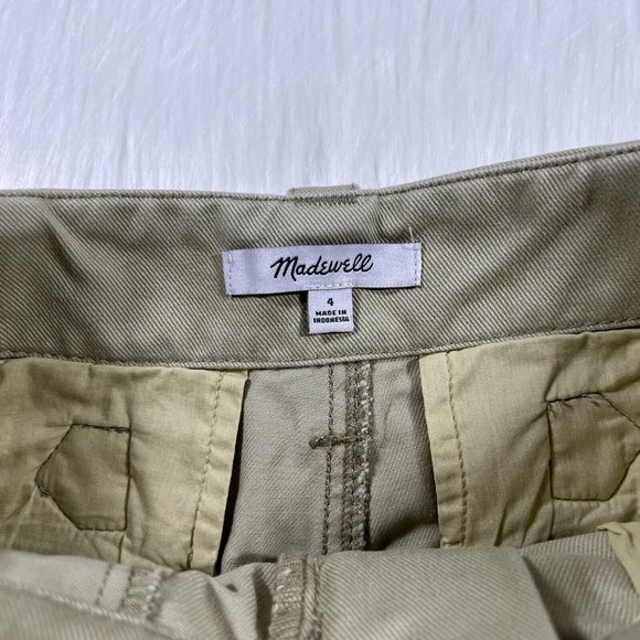 Madewell Size 4 Pale Lichen Relaxed‎ Chino Pants - Picture 6 of 10